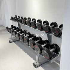 Stockage de poids de gymnase à double couche 10 paires de haltères