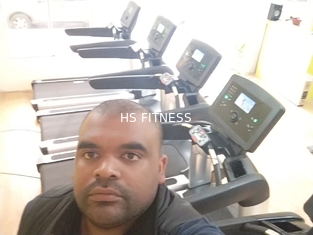 À faible bruit pliable de gymnase de bouton de pente commerciale réglable de tapis roulant