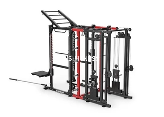 Équipement multi combiné de gymnase de station, machine commerciale de câble de support de puissance