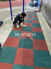 Tapis amortissants de gymnase de gymnase d'accessoires favorables à l'environnement de séance d'entraînement