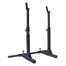Moitié de support accroupi réglable de puissance d'équipement de gymnase de la forme physique HS d'haltérophilie