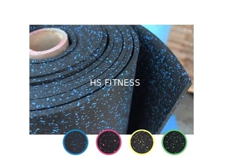 Plancher en caoutchouc de réduction du bruit amortissante d'accessoires de forme physique de gymnase d'OEM
