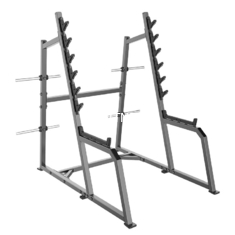 Banc à presse et équipement accroupi accroupi de gymnase de support de formation de force de message publicitaire/ménage de support