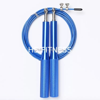 Logo Training Fintness Accessories Aluminum fait sur commande en gros sautent la corde de saut en plastique de corde