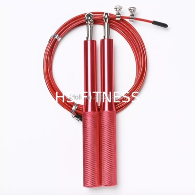 Logo Training Fintness Accessories Aluminum fait sur commande en gros sautent la corde de saut en plastique de corde