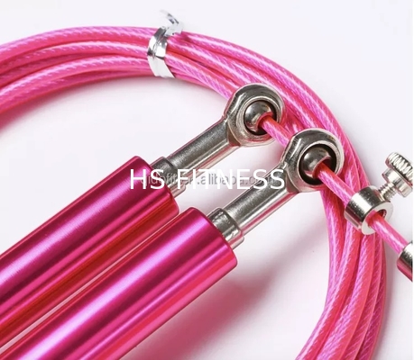 Logo Training Fintness Accessories Aluminum fait sur commande en gros sautent la corde de saut en plastique de corde