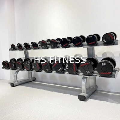 Stockage de poids de gymnase à double couche 10 paires de haltères