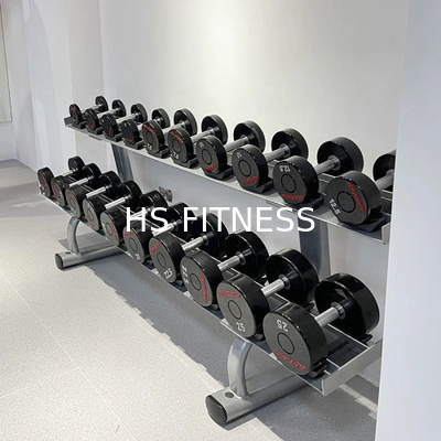 Stockage de poids de gymnase à double couche 10 paires de haltères