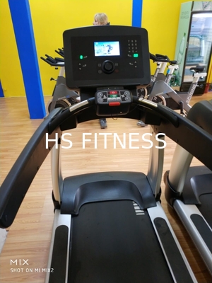 À faible bruit pliable de gymnase de bouton de pente commerciale réglable de tapis roulant