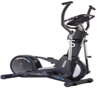Machine elliptique commerciale de gymnase, forme physique stationnaire de bicyclette d'exercice de pas
