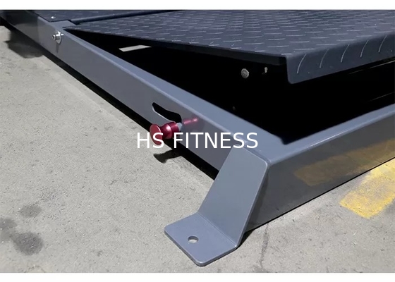 équipement de gymnase de force du marteau 300kg, machine chargée argentée de plat noir