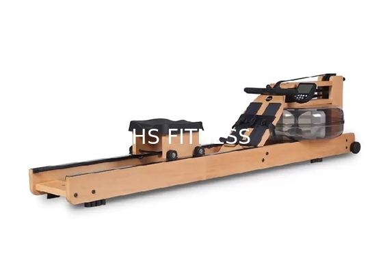 Cardio- machine à ramer commerciale en bois de luxe de rameur de l'eau