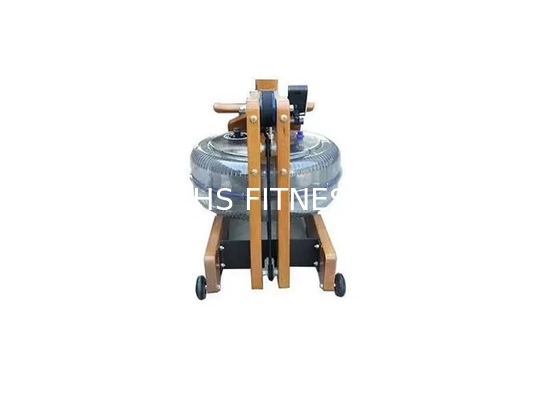 Cardio- machine à ramer commerciale en bois de luxe de rameur de l'eau