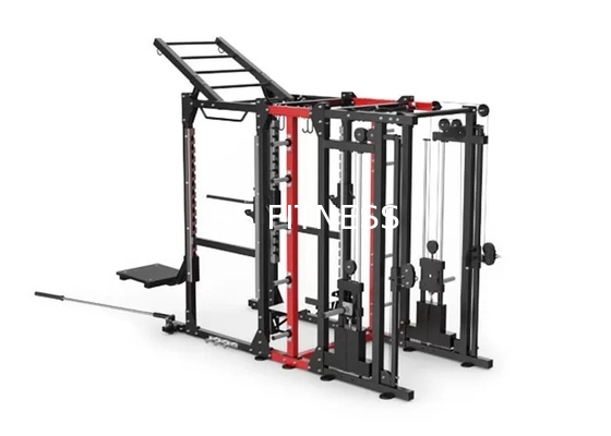 Équipement multi combiné de gymnase de station, machine commerciale de câble de support de puissance