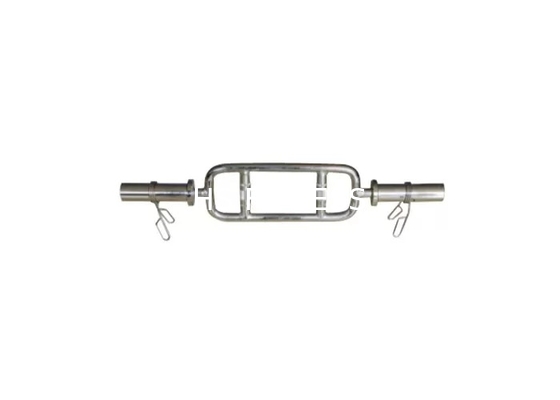 Accessoires d'exercice de gymnase de séance d'entraînement, barre suisse olympique en acier de forme physique de sport
