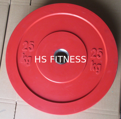 Plats de butoir olympiques de poids de gymnase d'accessoires multicolores de forme physique