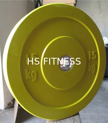 Plats de butoir olympiques de poids de gymnase d'accessoires multicolores de forme physique