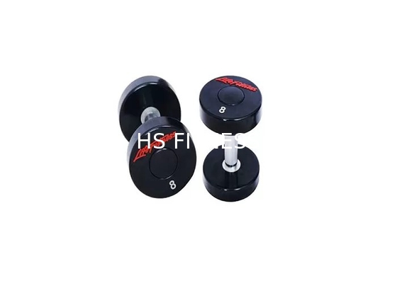 Ensemble noir d'haltère enduit par unité centrale de Crossfit d'accessoires de séance d'entraînement du gymnase 50KG