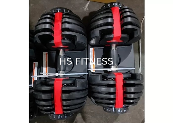 accessoires réglables de séance d'entraînement de gymnase d'haltères du poids 40kg