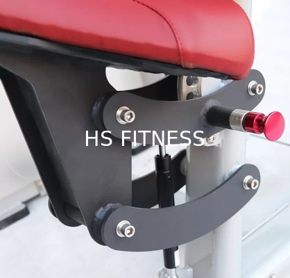 Coussins noirs rouges de machine abdominale résistante de craquement