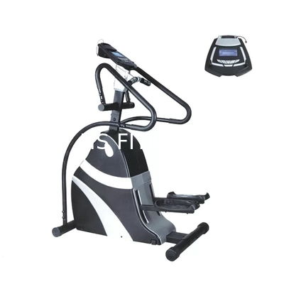 Machine elliptique de pas aérobie de gymnase avec l'audio de MP3 de main courante