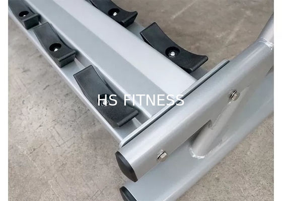 Support à trois niveaux d'haltère de double Barbell en acier pour 15 paires