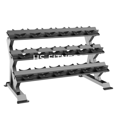 Weight Plate Tree Dumbbell Rack Gym Club Fitness Accessories 9 Pairs Dumbbell Rack